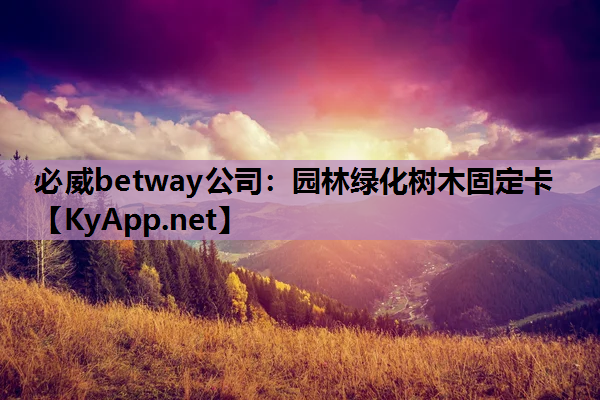 必威betway公司：园林绿化树木固定卡