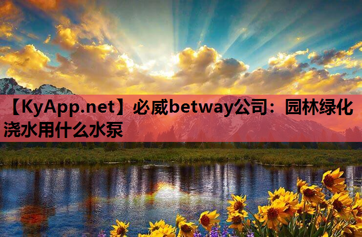 必威betway公司：园林绿化浇水用什么水泵