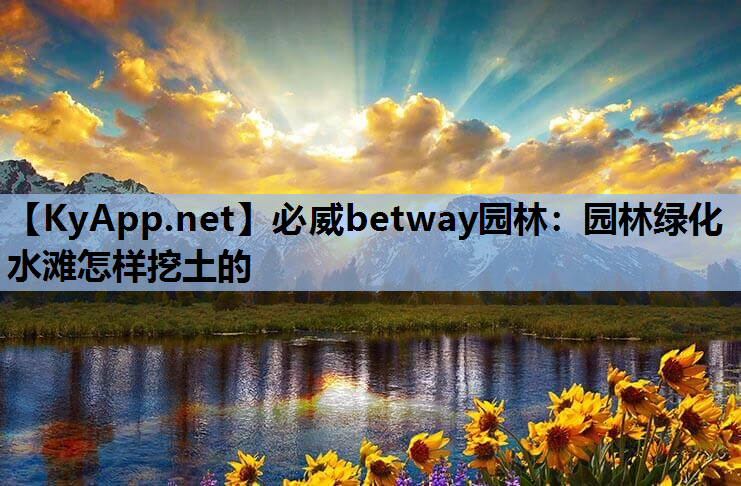 园林绿化水滩怎样挖土的