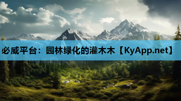园林绿化的灌木木