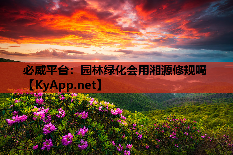 园林绿化会用湘源修规吗