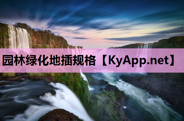 园林绿化地插规格