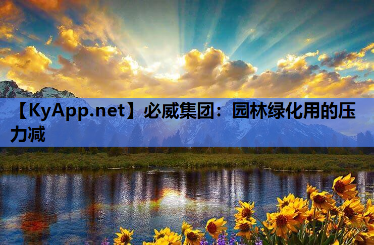 园林绿化用的压力减